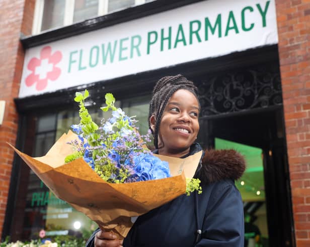 Guests were matched with blooms tailored to their mood, leaving with a bouquet designed to uplift, calm or energise