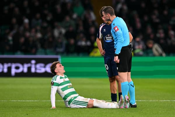 Incident involved Celtic's Callum Osmand.