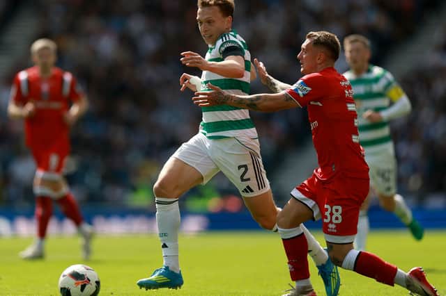 Johnston went off injured against Hibs on Sunday.