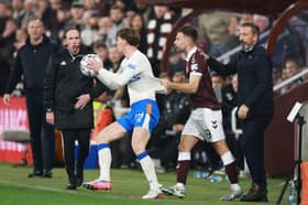 McInnes was pleased by certain aspects of the performance at Tynecastle.