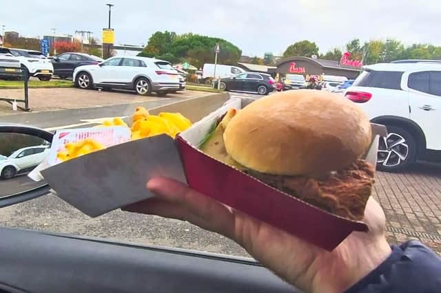 Spicy Deluxe Sandwich from Chick-fil-A Hamilton