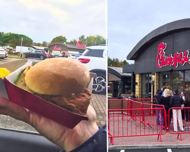 The first Scottish Chick-fil-A Drive Thru has opened in Scotland