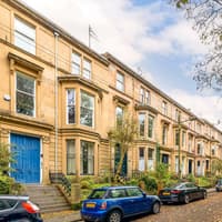 Glasgow For Sale: Rare four-bed triplex in a North Kelvinside townhouse hits the market beside the River Kelvin