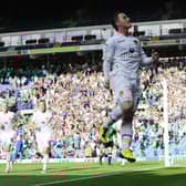 Ross McCormack celebrates with the Elland Road faithful after scoring what proved to be the winner.
