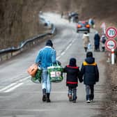 Many families and individuals have been fleeing Ukraine after the invasion. 
