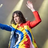 Bobby Gillespie of Primal Scream at The Piece Hall, Halifax. Picture: Anthony Longstaff