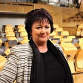 Rona Mackay MSP spoke out in parliament in support of Marie Curie.