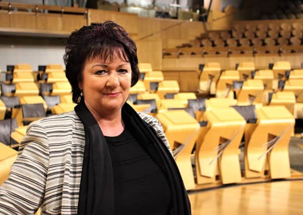 Rona Mackay MSP spoke out in parliament in support of Marie Curie.