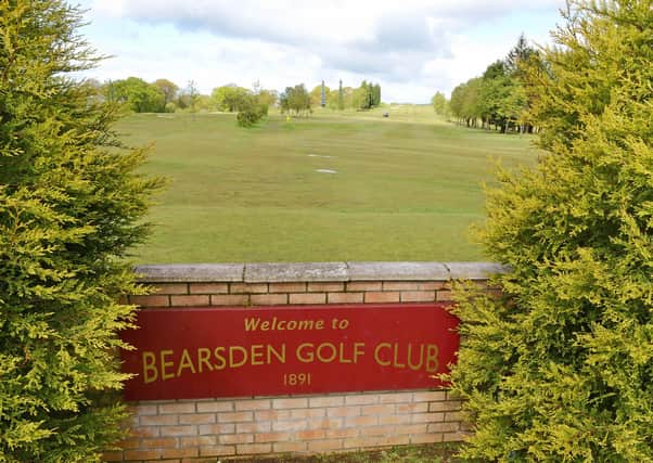 Bearsden Golf Club are planning on selling a parcel of land to Robertson Homes for a new development. Picture Paul McSherry.