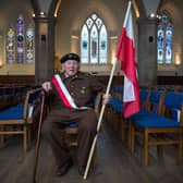 Polish war hero Ludwik Jaszczur fought at the battle of Monte Cassino alongside the famous “soldier bear” Wojtek. Pic: scottishphotographer.com