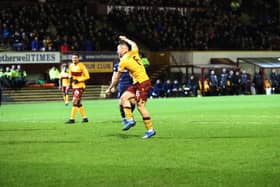 Allan Campbell scored a double for Motherwell against Ross County (Pic by Ian McFadyen)