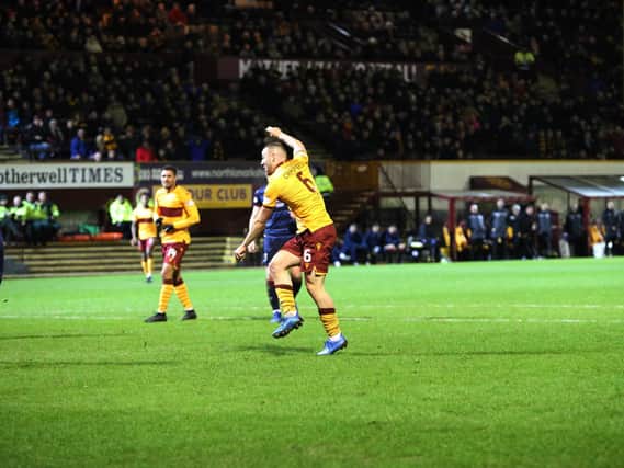 Allan Campbell scored a double for Motherwell against Ross County (Pic by Ian McFadyen)