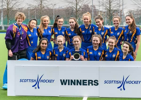 High School of Glasgow won the Scottish Junior Girls' Plate Hockey Final