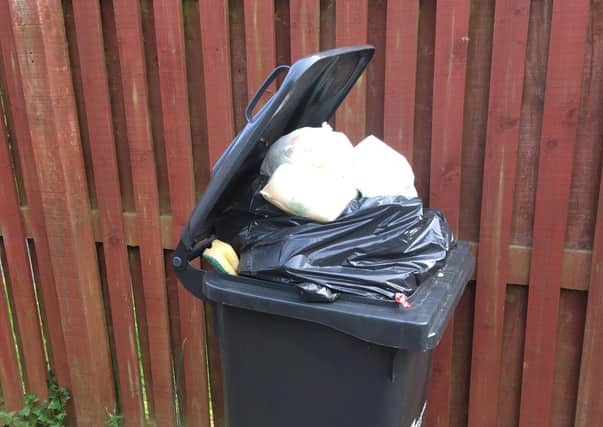 Residents have been told that bins will not be collected for another two weeks.
