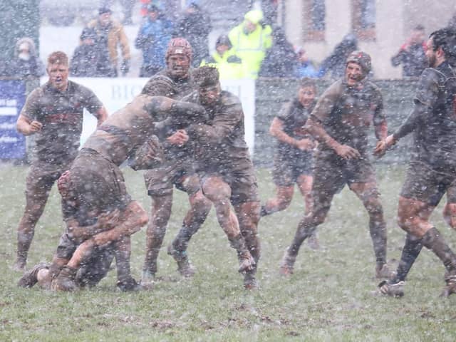 It's a bleak day for Biggar Rugby Club (pictured in action this season) as they have discovered their title triumph has been declared null and void