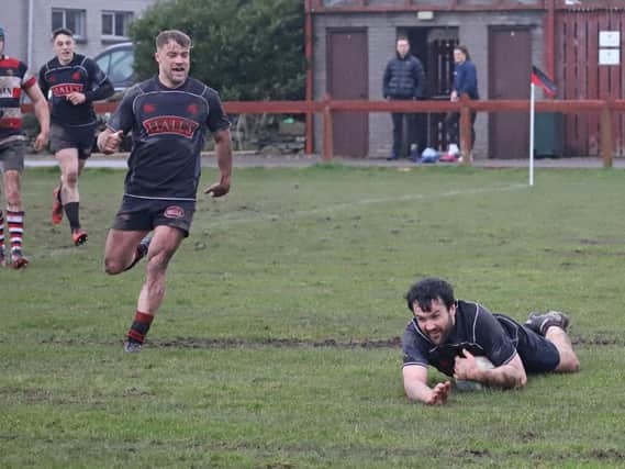 It may seem like a distant memory, but it was only last month that Biggar won the league with a 44-15 success at Stirling Wolves (Pic by Nigel Pacey)