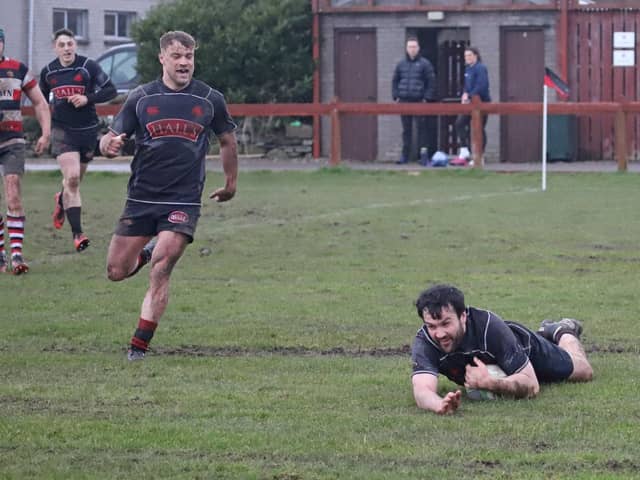 It may seem like a distant memory, but it was only last month that Biggar won the league with a 44-15 success at Stirling Wolves (Pic by Nigel Pacey)