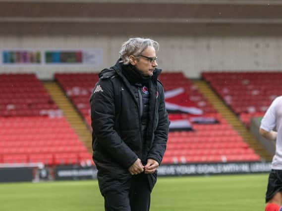 Clyde manager Danny Lennon and his backroom staff and players have been furloughed due to the coronavirus outbreak Copyright: Alastair Hendrie