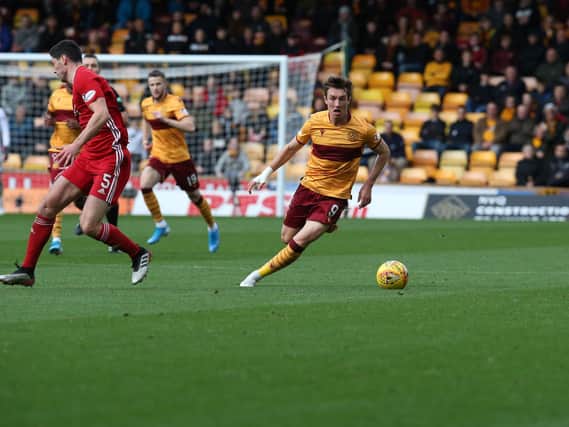 Before the season was put on coronavirus lockdown, third placed Motherwell were a point ahead of fourth placed Aberdeen after 30 Scottish Premiership games (Pic by Ian McFadyen)
