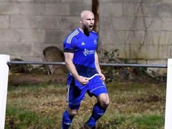 Retired javelin thrower James Campbell now plays football for Gloucestershire-based Brimscombe & Thrupp FC (Pic courtesy of James Campbell)
