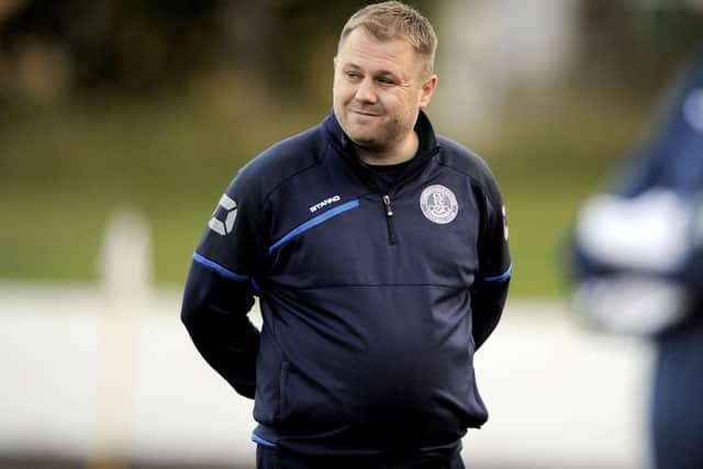 Andy Frame has quit his post as Cumbernauld United manager (pic: Michael Gillen)