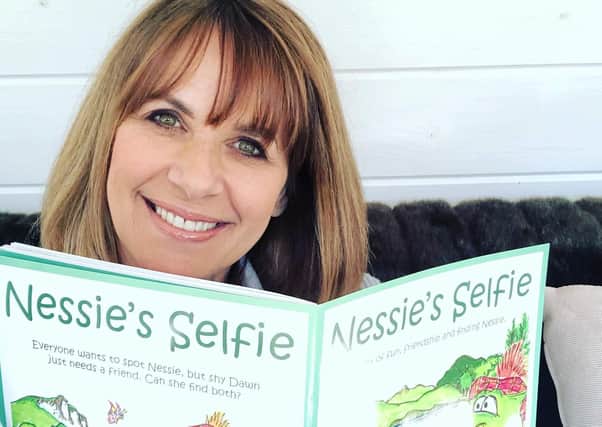 Carol Smillie has been entertaining youngsters by reading Nessie's Selfie.
