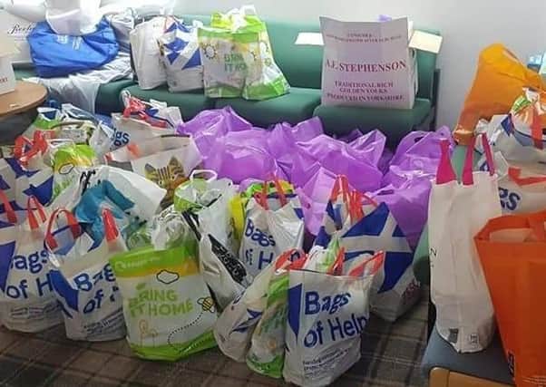 Some of the donations which has been received by Cumbernauld Resilience