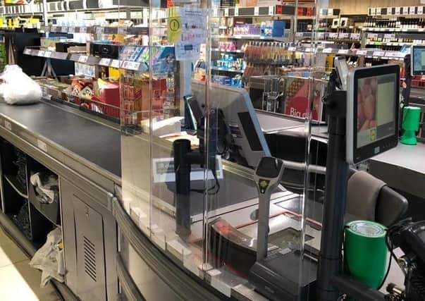 Lidl will introduce checkout protection screens.