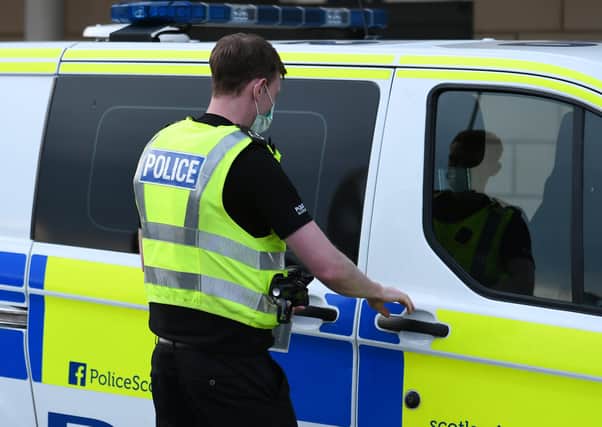 Police officers have been carrying out checks on vehicles and drivers during lockdown patrols.