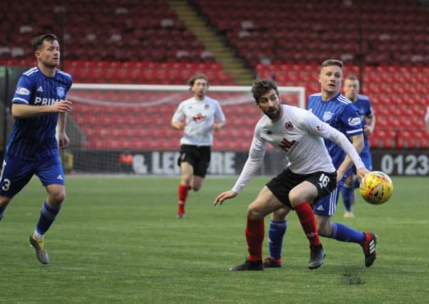 Clyde and Peterhead were both threatened with relegation in a three-division set-up