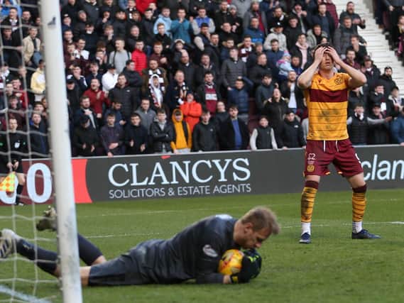 Motherwell last played at Hearts on March 7 (Pic by Ian McFadyen)