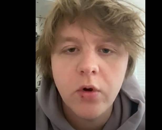 Singer Lewis Capaldi has sent a special message to mark International Day of the Nurse.