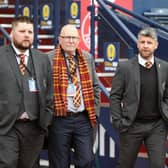 Jim McMahon (centre) has been explaining why Motherwell didn't back independent enquiry.