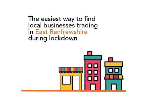 Caring East Renfrewshire is helping to promote local traders still operating during the current lockdown.