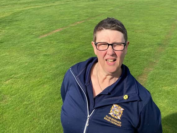 Hollandbush Golf Club manager Mags Cathcart is inspiring the campaign to save South Lanarkshire Council's stricken six municipal courses