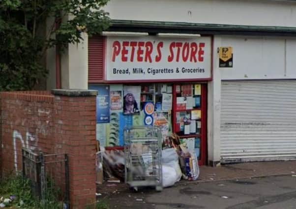 The robbery happened at Peter’s Store on Househillwood Road.