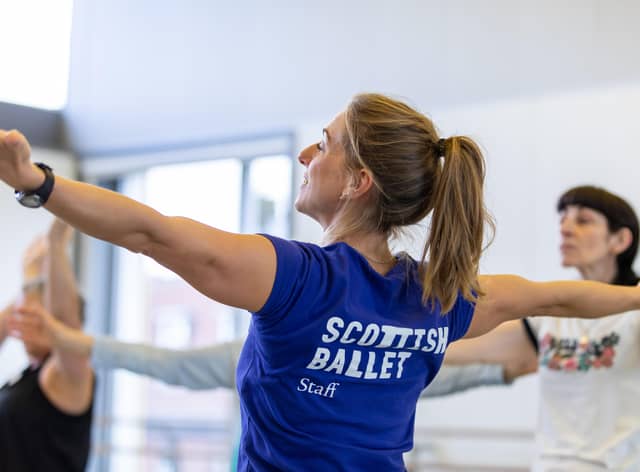Helping to keep NHS and social care staff on their toes, Scottish Ballet’s dance health team will deliver new sessions online every fortnight. (Pic: Andy Ross)
