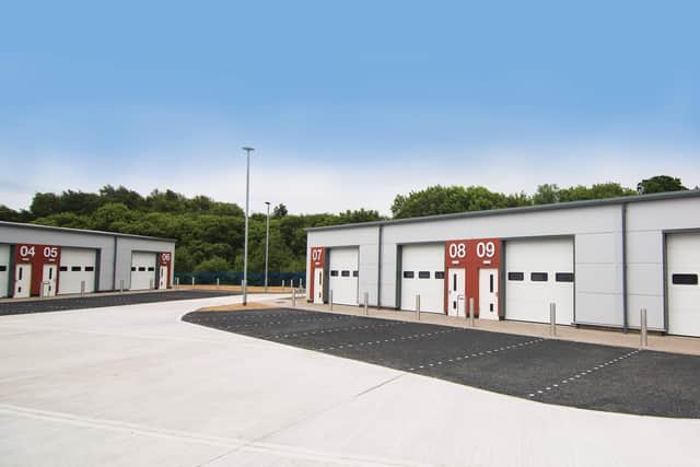 City Region funding has been invested in commercial units at Crossmill Business Park in Barrhead.