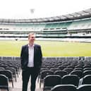 Todd Shand at the iconic Melbourne Cricket Ground.