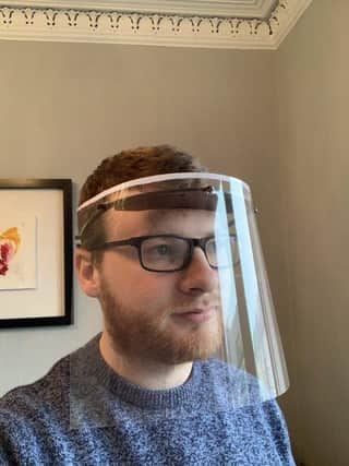 A visor produced in a schools-based project