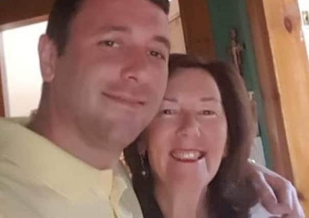 Tony Ferns, with his mum Phyllis. Tony was murdered in Thornliebank in April 2019.