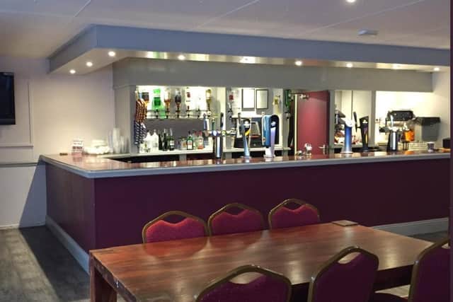 Plush bar area at Bridlington which will soon be on its way to Bellshill