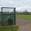 The proposed MUGA (multi-use games area) would be built on part of the existing grass playing fields at the school.