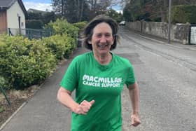 Claire Anderson is running in aid of Macmillan Cancer Support.