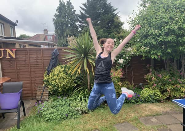 Kirsty is jumping for joy at the new kids' fitness classes.