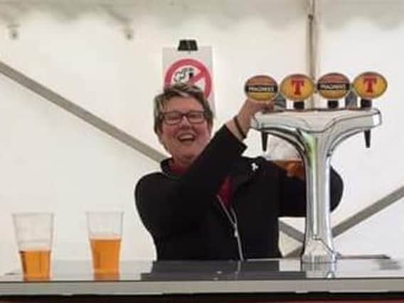 Mags Cathcart may be pulling pints for players at Hollandbush Golf Club soon, if First Minister Nicola Sturgeon announces this Thursday that beer gardens can open imminently as part of Phase Two of coming out of coronavirus lockdown.