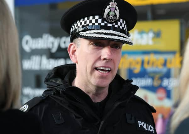 Police Scotland Assistant Chief Constable Gary Ritchie at the Don't Tolerate Hate campaign which was launched earlier this year.