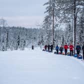 Manorview staff have previously taken part in a fundraising Artic trek for the charity. This time, they are taking part in a virtual trek to Lapland.