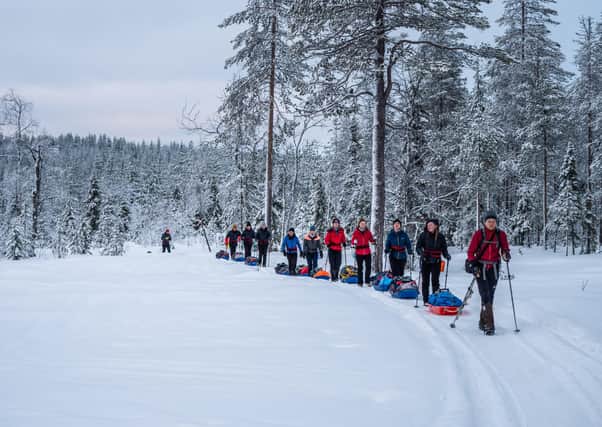 Manorview staff have previously taken part in a fundraising Artic trek for the charity. This time, they are taking part in a virtual trek to Lapland.