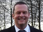 Council Leader Andrew Polson (right)